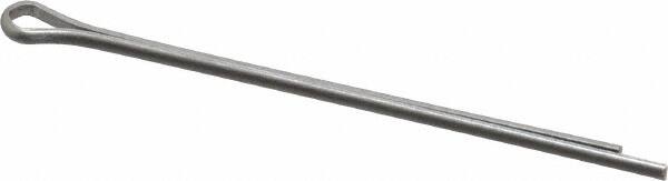 Made in USA - 1/16" Diam x 1-1/2" Long Extended Prong Cotter Pin - Grade 18-8, Uncoated, Stainless Steel - Americas Industrial Supply