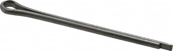 Made in USA - 3/32" Diam x 1-1/2" Long Extended Prong Cotter Pin - Grade 18-8, Uncoated, Stainless Steel - Americas Industrial Supply