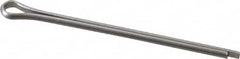 Made in USA - 3/32" Diam x 1-3/4" Long Extended Prong Cotter Pin - Grade 18-8, Uncoated, Stainless Steel - Americas Industrial Supply