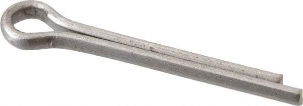 Made in USA - 5/32" Diam x 1-1/4" Long Extended Prong Cotter Pin - Grade 18-8, Uncoated, Stainless Steel - Americas Industrial Supply