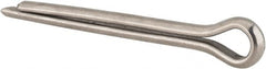 Made in USA - 5/16" Diam x 3" Long Extended Prong Cotter Pin - Grade 18-8, Uncoated, Stainless Steel - Americas Industrial Supply