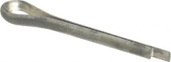 Made in USA - 1/16" Diam x 1/2" Long Extended Prong Cotter Pin - Grade 2, Zinc-Plated, Steel - Americas Industrial Supply