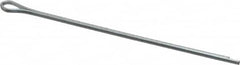 Made in USA - 1/16" Diam x 2" Long Extended Prong Cotter Pin - Grade 2, Zinc-Plated, Steel - Americas Industrial Supply