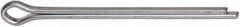 Made in USA - 1/8" Diam x 2" Long Extended Prong Cotter Pin - Grade 2, Zinc-Plated, Steel - Americas Industrial Supply