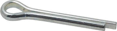 Made in USA - 5/16" Diam x 2" Long Extended Prong Cotter Pin - Grade 2, Zinc-Plated, Steel - Americas Industrial Supply