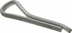 Made in USA - 3/32" Diam x 1/2" Long Hammerlock Cotter Pin - Grade 2, Zinc-Plated, Steel - Americas Industrial Supply