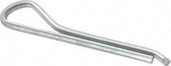 Made in USA - 3/32" Diam x 3/4" Long Hammerlock Cotter Pin - Grade 2, Zinc-Plated, Steel - Americas Industrial Supply