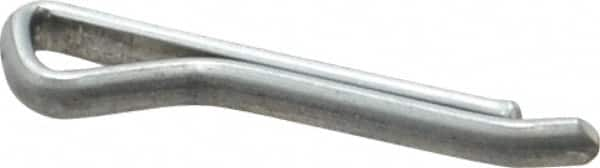 Made in USA - 1/8" Diam x 3/4" Long Hammerlock Cotter Pin - Grade 2, Zinc-Plated, Steel - Americas Industrial Supply