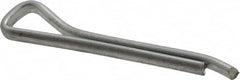 Made in USA - 1/8" Diam x 1" Long Hammerlock Cotter Pin - Grade 2, Zinc-Plated, Steel - Americas Industrial Supply