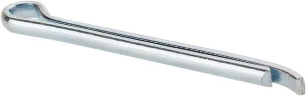 Made in USA - 5/32" Diam x 2" Long Hammerlock Cotter Pin - Grade 2, Zinc-Plated, Steel - Americas Industrial Supply