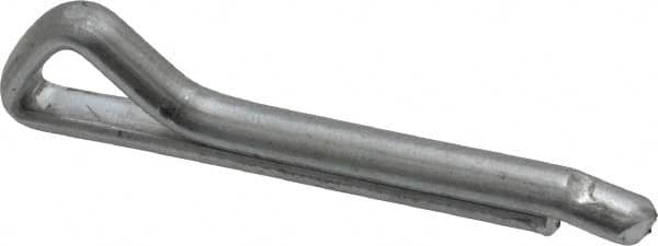 Made in USA - 3/16" Diam x 1-1/4" Long Hammerlock Cotter Pin - Grade 2, Zinc-Plated, Steel - Americas Industrial Supply