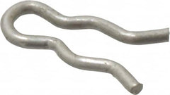 Made in USA - 5/64" Groove, 5/16" Long, Stainless Steel Hair Pin Clip - 0.029" Clip Diam, 1/8" Shaft Diam, Grade 18-8 - Americas Industrial Supply