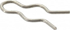 Made in USA - 5/16" Groove, 31/32" Long, Stainless Steel Hair Pin Clip - 0.052" Clip Diam, 3/8" Shaft Diam, Grade 18-8 - Americas Industrial Supply