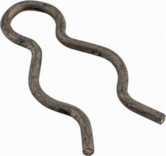 Made in USA - 21/32" Groove, 1-13/16" Long, Stainless Steel Hair Pin Clip - 0.093" Clip Diam, 3/4" Shaft Diam, Grade 18-8 - Americas Industrial Supply
