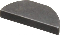 Made in USA - #406 Standard Woodruff Key - 3/4" Long x 1/8" Wide, Steel - Americas Industrial Supply