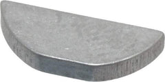 Made in USA - #305 Standard Woodruff Key - 5/8" Long x 3/32" Wide, Alloy Steel - Americas Industrial Supply