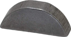 Made in USA - #606 Standard Woodruff Key - 3/4" Long x 3/16" Wide, Alloy Steel - Americas Industrial Supply