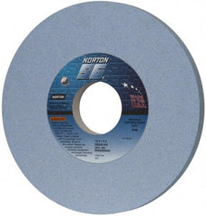 Norton - 12" Diam x 3" Hole x 1" Thick, I Hardness, 60 Grit Surface Grinding Wheel - Ceramic, Type 1, Medium Grade, 2,070 Max RPM, Vitrified Bond, No Recess - Americas Industrial Supply