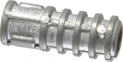 Powers Fasteners - 1/2" Diam, 1/2" Drill, Lag Shield Concrete Anchor - Zamac Alloy, Zinc-Plated Finish, Flat Head - Americas Industrial Supply
