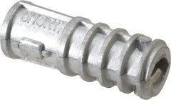 Powers Fasteners - 3/4" Diam, 3/4" Drill, Lag Shield Concrete Anchor - Zamac Alloy, Zinc-Plated Finish, Flat Head - Americas Industrial Supply