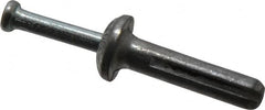Powers Fasteners - 3/16" Diam, 3/16" Drill, 7/8" OAL, 1-1/8" Min Embedment Hammer Drive Concrete Anchor - Steel (Drive Pin)/Zamac Alloy (Body), Zinc-Plated Finish, Mushroom Head - Americas Industrial Supply