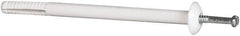 Powers Fasteners - 1/4" Diam, 1/4" Drill, 4" OAL, Hammer Drive Concrete Anchor - Nylon (Body)/Steel (Drive Pin), Zinc-Plated Finish, Mushroom Head - Americas Industrial Supply