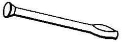 Powers Fasteners - 1/4" Diam, 1/4" Drill, 4" OAL, 4" Min Embedment Split-Drive Concrete Anchor - Steel, Zinc-Plated Finish, Flat Head - Americas Industrial Supply