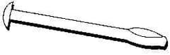 Powers Fasteners - 1/4" Diam, 1/4" Drill, 2-1/2" OAL, Split-Drive Concrete Anchor - Steel, Zinc-Plated Finish, Round Head - Americas Industrial Supply