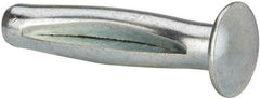 Powers Fasteners - 3/8" Diam, 3/8" Drill, 2" OAL, 1" Min Embedment Split-Drive Concrete Anchor - Steel, Zinc-Plated Finish, Round Head - Americas Industrial Supply