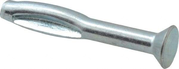 Powers Fasteners - 3/16" Diam, 3/16" Drill, 1-1/2" OAL, 3-3/8" Min Embedment Split-Drive Concrete Anchor - Steel, Zinc-Plated Finish, Flat Head - Americas Industrial Supply