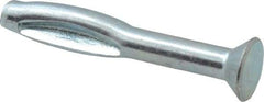 Powers Fasteners - 3/16" Diam, 3/16" Drill, 1-1/2" OAL, 3-3/8" Min Embedment Split-Drive Concrete Anchor - Steel, Zinc-Plated Finish, Flat Head - Americas Industrial Supply