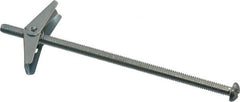 Powers Fasteners - 1/4" Screw, 1/4" Diam, 6" Long, Toggle Bolt Drywall & Hollow Wall Anchor - 5/8" Drill, Zinc Plated, Steel, Grade Zamac 7, Use in Drywall & Wallboard - Americas Industrial Supply