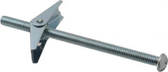 Powers Fasteners - 3/8" Screw, 3/8" Diam, 6" Long, Toggle Bolt Drywall & Hollow Wall Anchor - 7/8" Drill, Zinc Plated, Steel, Grade Zamac 7, Use in Drywall & Wallboard - Americas Industrial Supply
