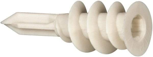 Powers Fasteners - 9/16" Diam, 1-11/16" Long, 3/8 to 1" Thick, Self Drilling Drywall & Hollow Wall Anchor - Nylon, Use in Wallboard - Americas Industrial Supply