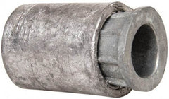 Powers Fasteners - 1/4-20, 1/2" Diam, Caulk-In Concrete Anchor - 7/8" Min Embedment, Lead Alloy (Caulking Sleeve)/Zamac Alloy (Cone), Flat Head - Americas Industrial Supply