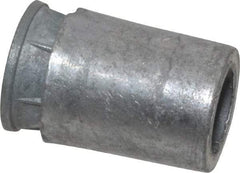 Powers Fasteners - 3/4" Diam, 3/4" Drill, 1" Min Embedment Caulk-In Concrete Anchor - Lead Alloy (Caulking Sleeve)/Zamac Alloy (Cone), Flat Head - Americas Industrial Supply