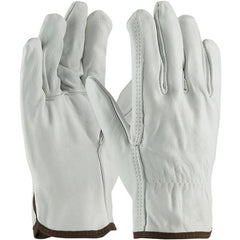 ‎68-101/L Leather Drivers Gloves - Top Grain Cowhide Leather Drivers - Superior Grade - Straight Thumb - Exact Industrial Supply