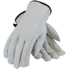 ‎68-163/XL Leather Drivers Gloves - Top Grain Cowhide Leather Drivers - Regular Grade - Keystone Thumb - Exact Industrial Supply