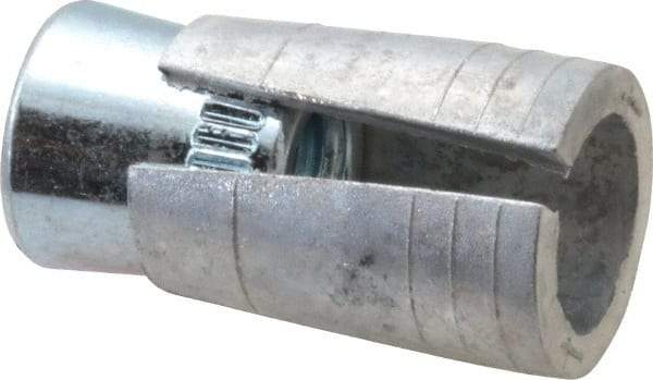 Powers Fasteners - 5/16" Diam, 5/8" Drill, 1-5/16" OAL, 3-3/16" Min Embedment Drop-In Concrete Anchor - Steel (Cone)/Zamac Alloy (Body), Zinc-Plated Finish - Americas Industrial Supply