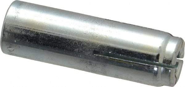 Powers Fasteners - 3/8" Diam, 1/2" Drill, 1-1/2" Min Embedment Drop-In Concrete Anchor - Grade 5 Steel, Zinc-Plated Finish, 5/8" Thread Length - Americas Industrial Supply