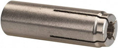 Powers Fasteners - 1/2" Diam, 5/8" Drill, 2-1/4" Min Embedment Drop-In Concrete Anchor - 303 Stainless Steel, 13/16" Thread Length - Americas Industrial Supply