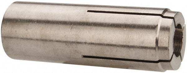Powers Fasteners - 5/8" Diam, 7/8" Drill, 2-1/4" Min Embedment Drop-In Concrete Anchor - 303 Stainless Steel, 1-3/16" Thread Length - Americas Industrial Supply