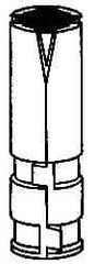 Powers Fasteners - 5/8" Diam, 1" Drill, 2-5/8" OAL, 2-1/2" Min Embedment Single Expansion Concrete Anchor - Zamac Alloy, Flat Head - Americas Industrial Supply