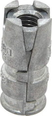 Powers Fasteners - 3/8" Diam, 5/8" Drill, 1-1/2" OAL, 2" Min Embedment Single Expansion Concrete Anchor - Zamac Alloy, Flat Head - Americas Industrial Supply