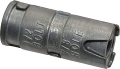 Powers Fasteners - 1/2" Diam, 7/8" Drill, 2-1/16" OAL, 2" Min Embedment Single Expansion Concrete Anchor - Zamac Alloy, Flat Head - Americas Industrial Supply