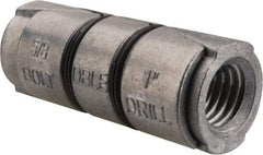Powers Fasteners - 5/8" Diam, 1" Drill, 2-3/4" OAL, 2-1/2" Min Embedment Double Expansion Concrete Anchor - Zamac Alloy, Flat Head - Americas Industrial Supply