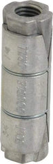Powers Fasteners - 3/4" Diam, 1-1/4" Drill, 3-15/16" OAL, 2-1/2" Min Embedment Double Expansion Concrete Anchor - Zamac Alloy, Flat Head - Americas Industrial Supply