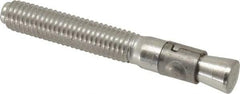 Powers Fasteners - 1/2" Diam, 1/2" Drill, 3-3/4" OAL, Wedge Expansion Concrete Anchor - 304 Stainless Steel, Hex Nut Head, Hex Drive, 2-3/8" Thread Length - Americas Industrial Supply