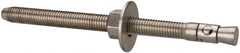 Powers Fasteners - 5/8" Diam, 5/8" Drill, 8-1/2" OAL, Wedge Expansion Concrete Anchor - 304 Stainless Steel, Hex Nut Head, Hex Drive, 7" Thread Length - Americas Industrial Supply