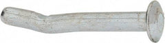 Powers Fasteners - 1/4" Diam, 1/4" Drill, 2" OAL, 1-1/4" Min Embedment Split-Drive Concrete Anchor - Grade 8.2 Steel, Zinc-Plated Finish, Mushroom Head - Americas Industrial Supply